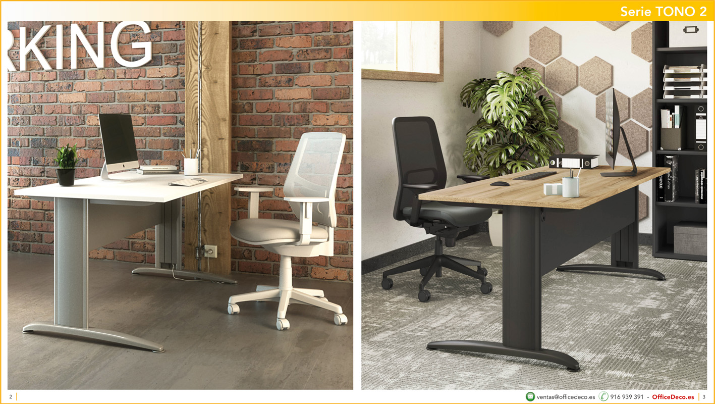 mesasoperativastono21 | OfficeDeco muebles de oficina operativos serie tono 2