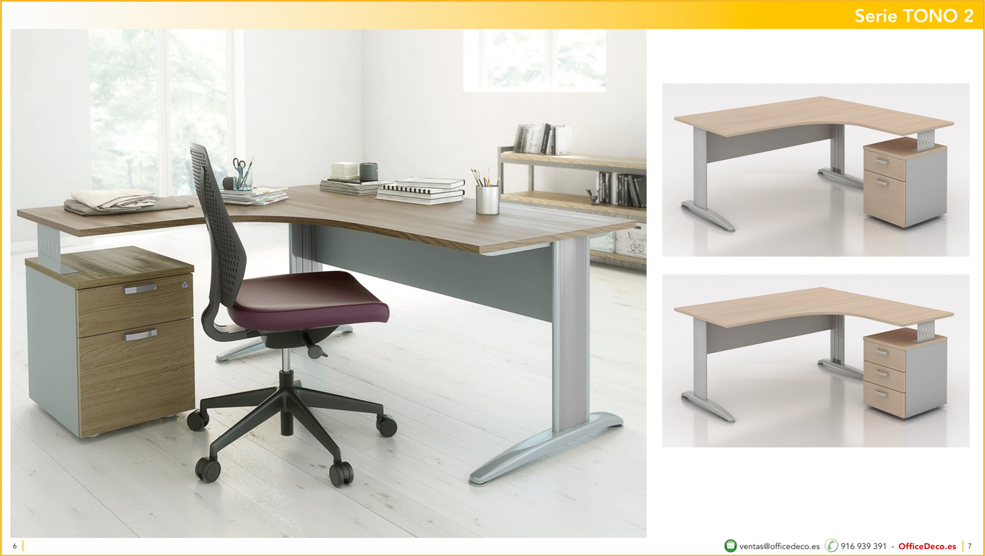 mesasoperativastono23 | OfficeDeco muebles de oficina operativos serie tono 2