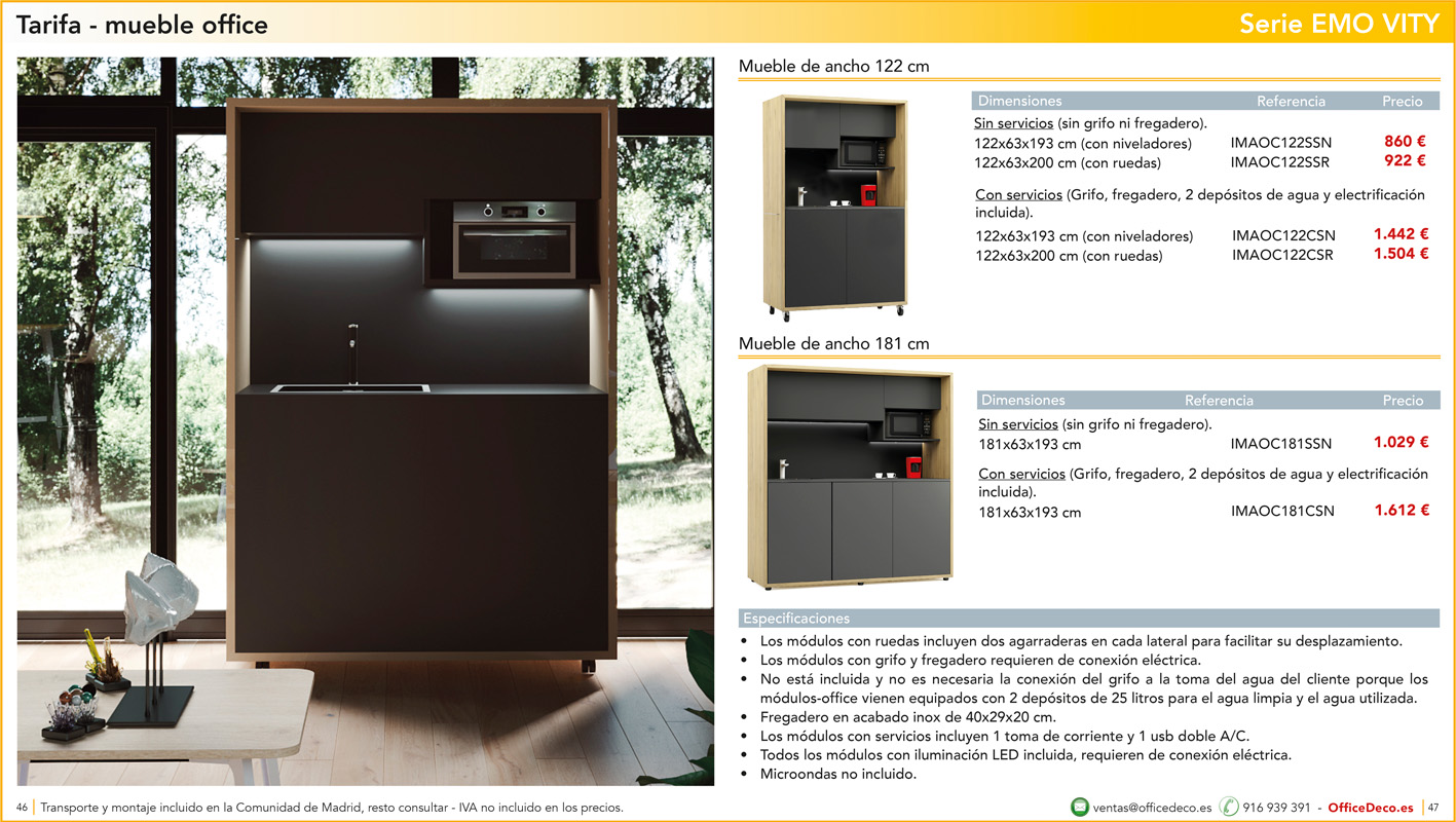 mesasregulableselectricaEMOVITY23 | OfficeDeco Emo Vity. Mesas regulables