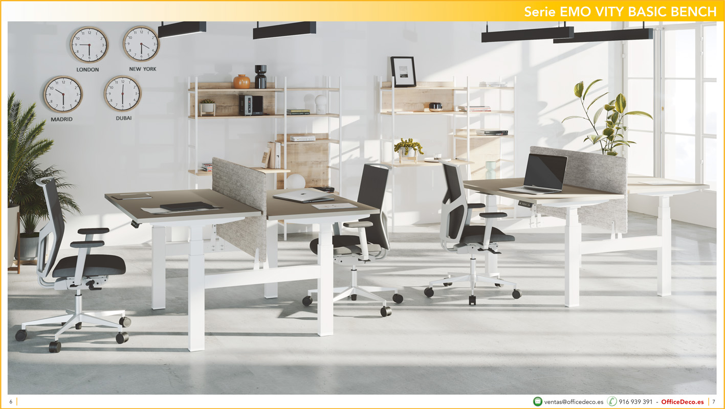 mesasregulableselectricaEMOVITY3 | OfficeDeco Emo Vity. Mesas regulables