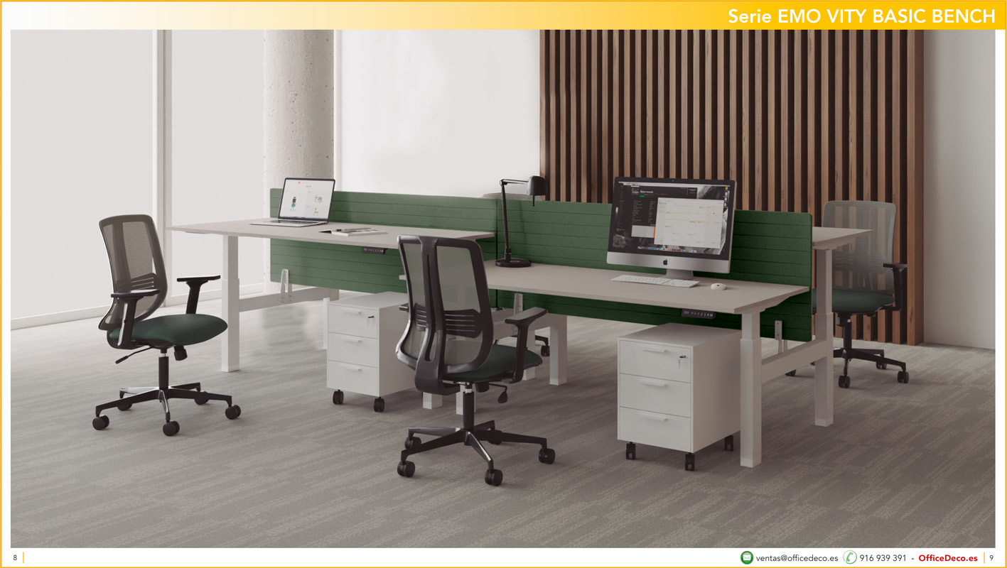 mesasregulableselectricaEMOVITY4 | OfficeDeco Emo Vity. Mesas regulables