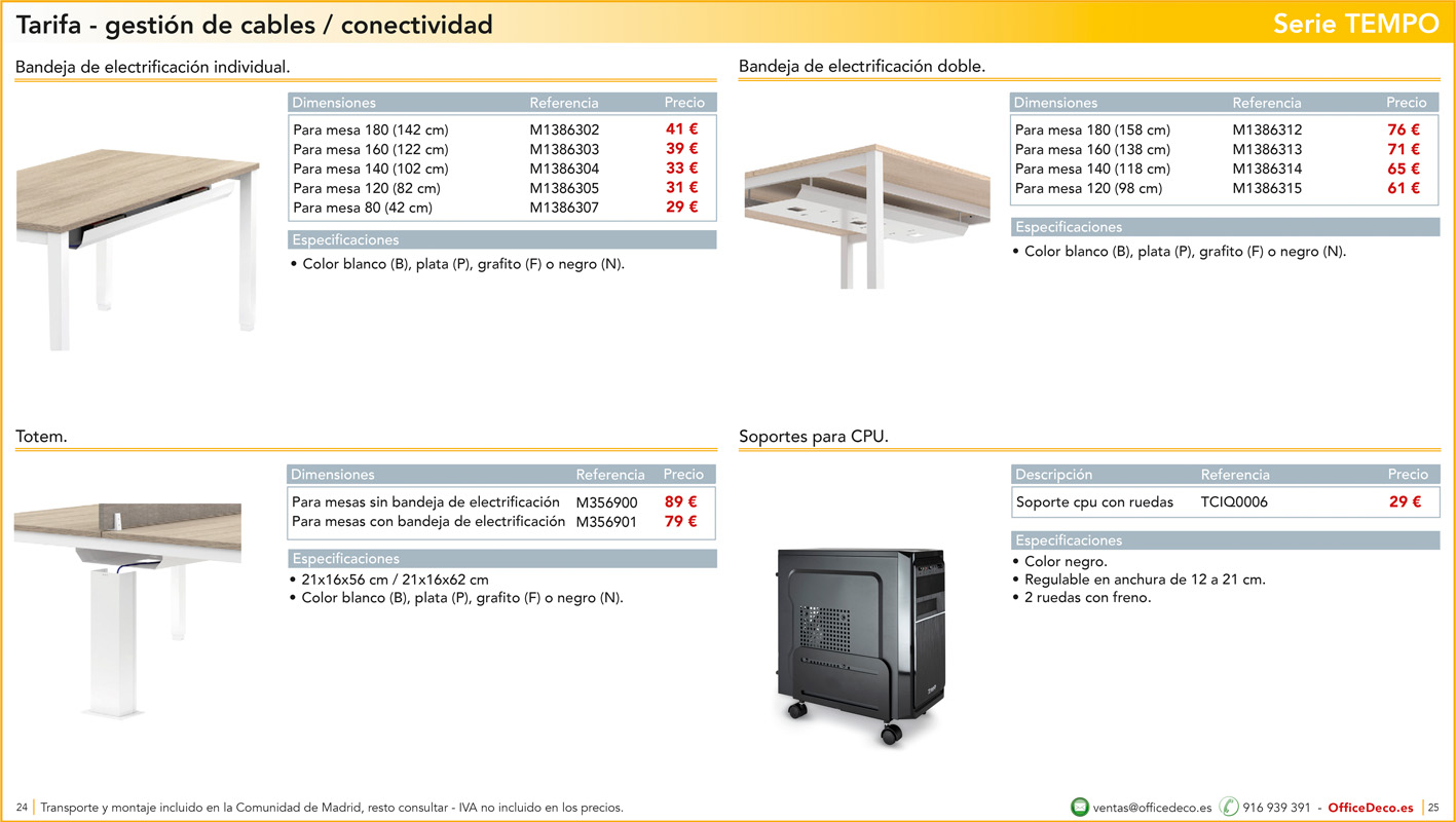 mesasregulablestempo12 | OfficeDeco muebles de oficina operativos tono 3