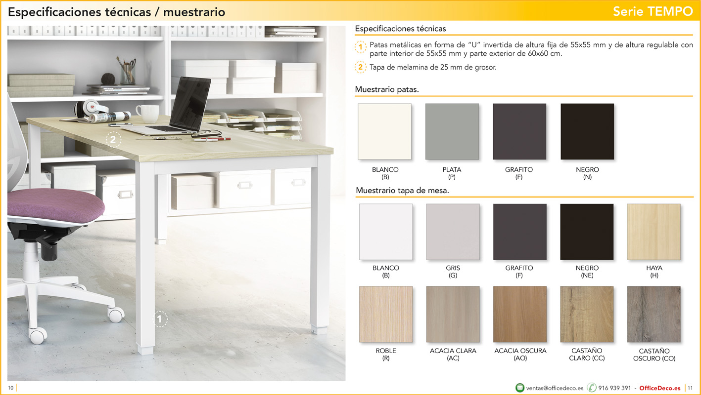 mesasregulablestempo5 | OfficeDeco muebles de oficina operativos tono 3