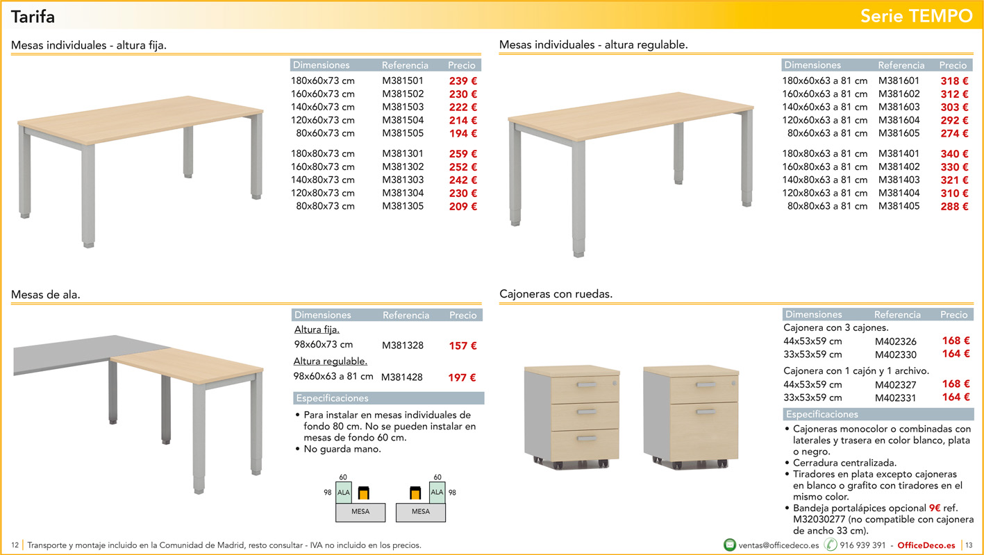 mesasregulablestempo6 | OfficeDeco muebles de oficina operativos tono 3
