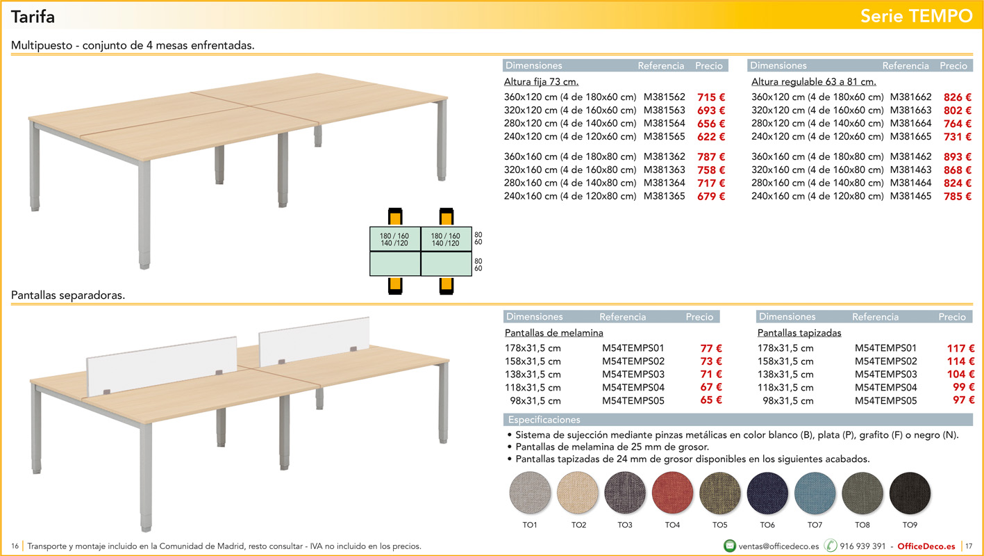 mesasregulablestempo8 | OfficeDeco muebles de oficina operativos tono 3