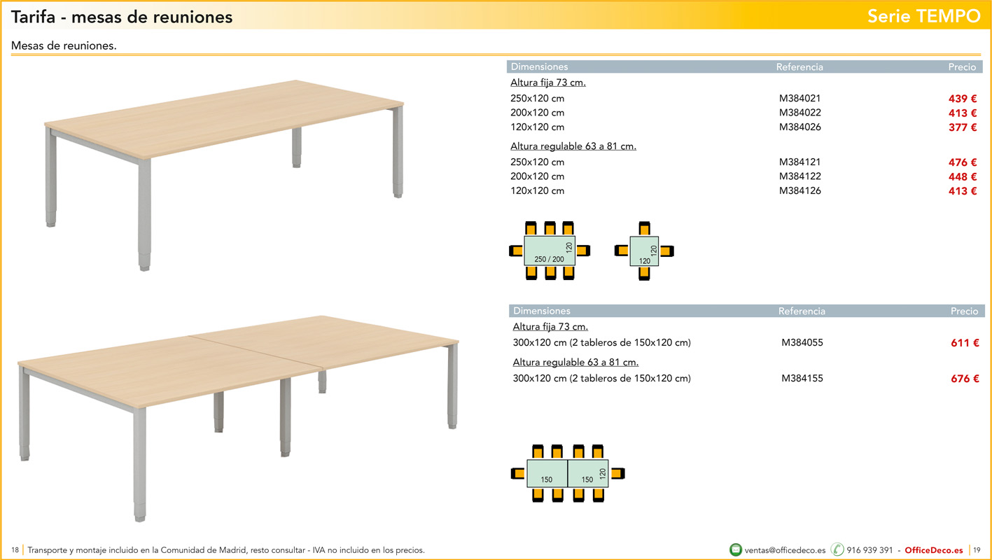 mesasregulablestempo9 | OfficeDeco muebles de oficina operativos tono 3