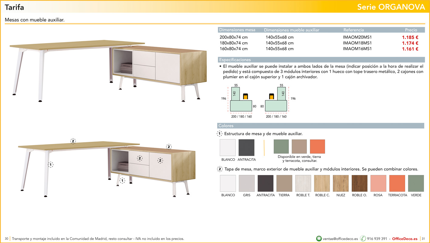 organova15 | OfficeDeco Organova. Muebles de oficina dirección