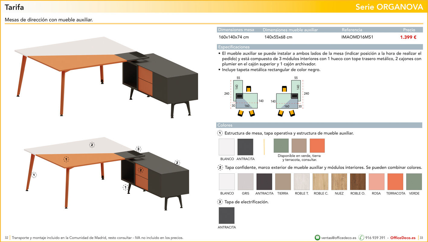 organova16 | OfficeDeco Organova. Muebles de oficina dirección