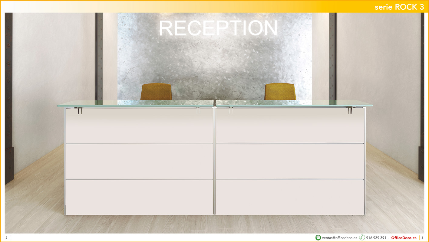 recepcionesrock1 | OfficeDeco mostradores y recepciones serie Rock