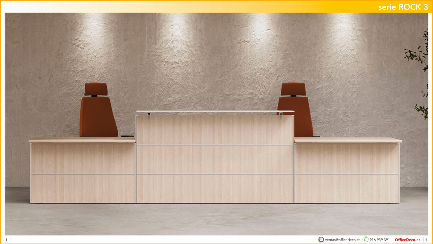 recepcionesrock4 | OfficeDeco mostradores y recepciones serie Rock