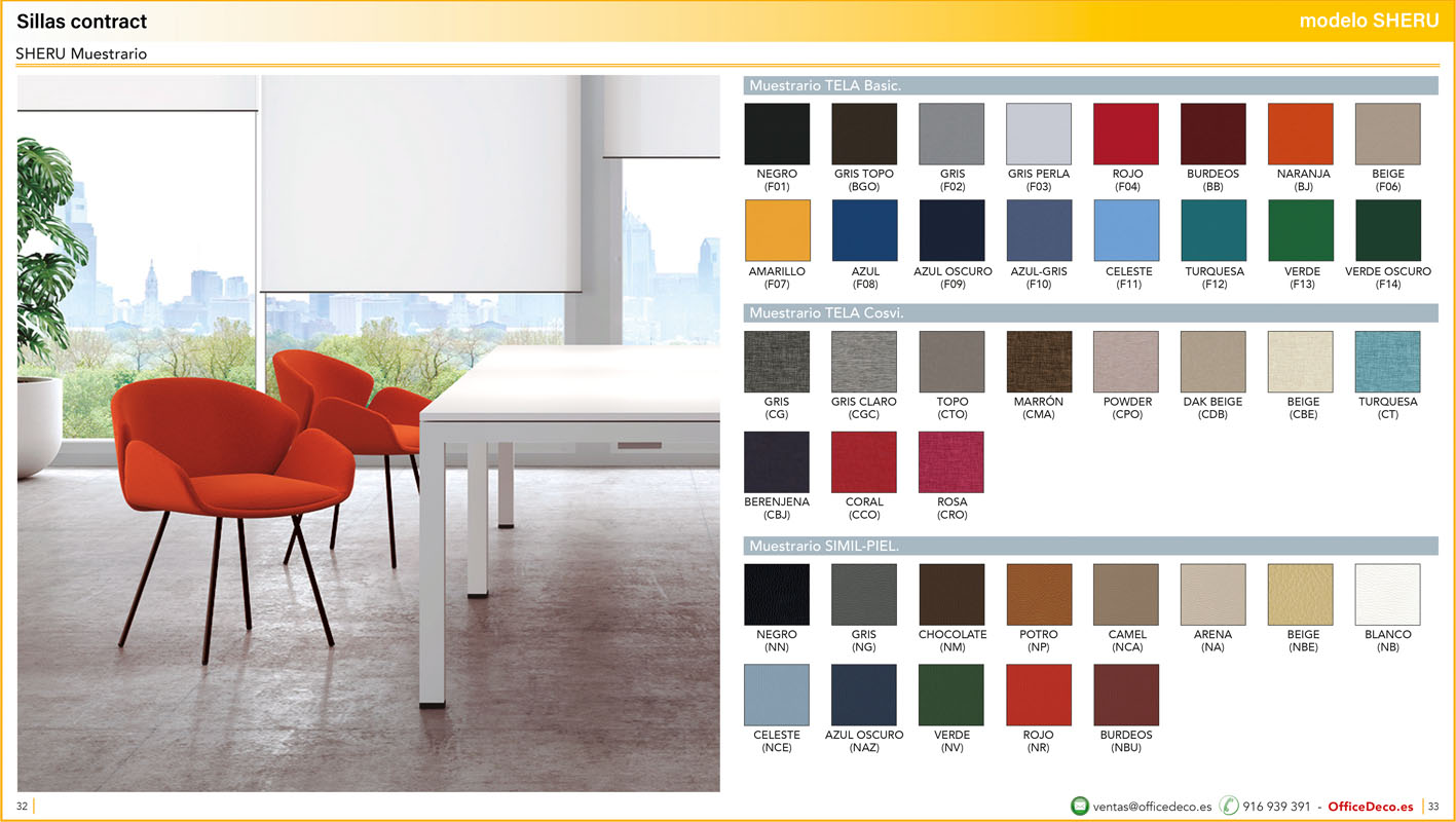 sillascontract16 | OfficeDeco Sillas de oficina Contract