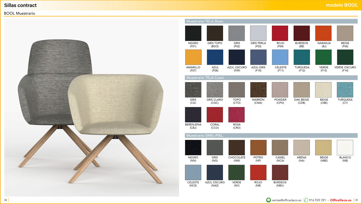 sillascontract19 | OfficeDeco Sillas de oficina Contract