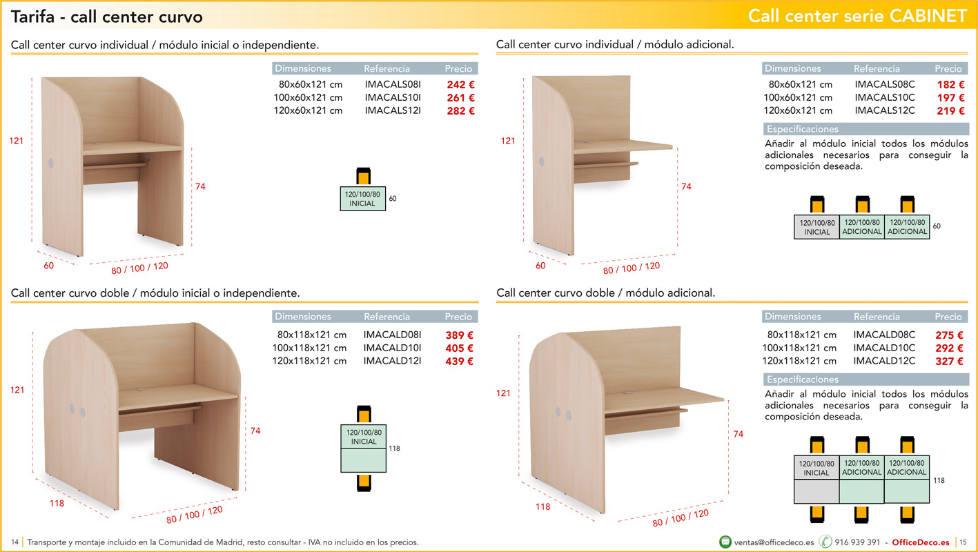 telecabinascabinet7 | OfficeDeco Call center cabinet