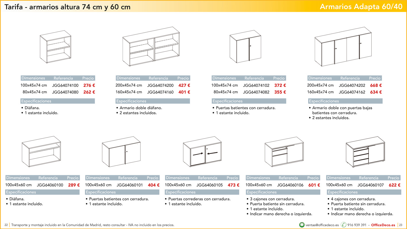 armarios604011 | OfficeDeco Armarios 60-40