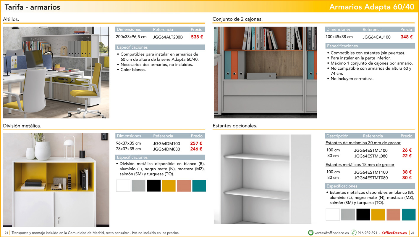 armarios604012 | OfficeDeco Armarios 60-40