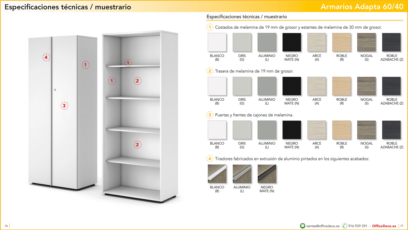 armarios60408 | OfficeDeco Armarios 60-40