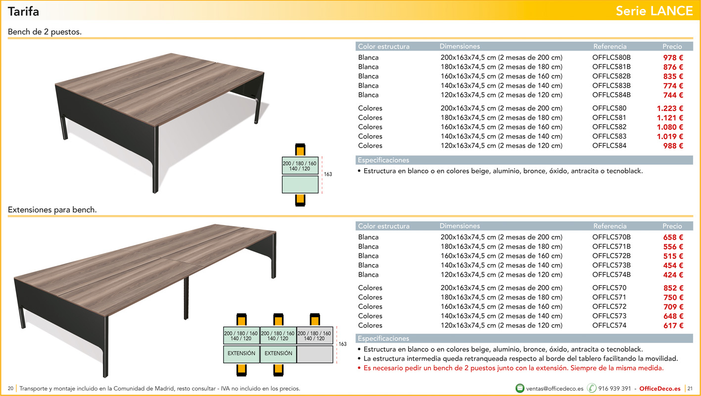 direccionlance10 | OfficeDeco muebles de dirección serie Lance
