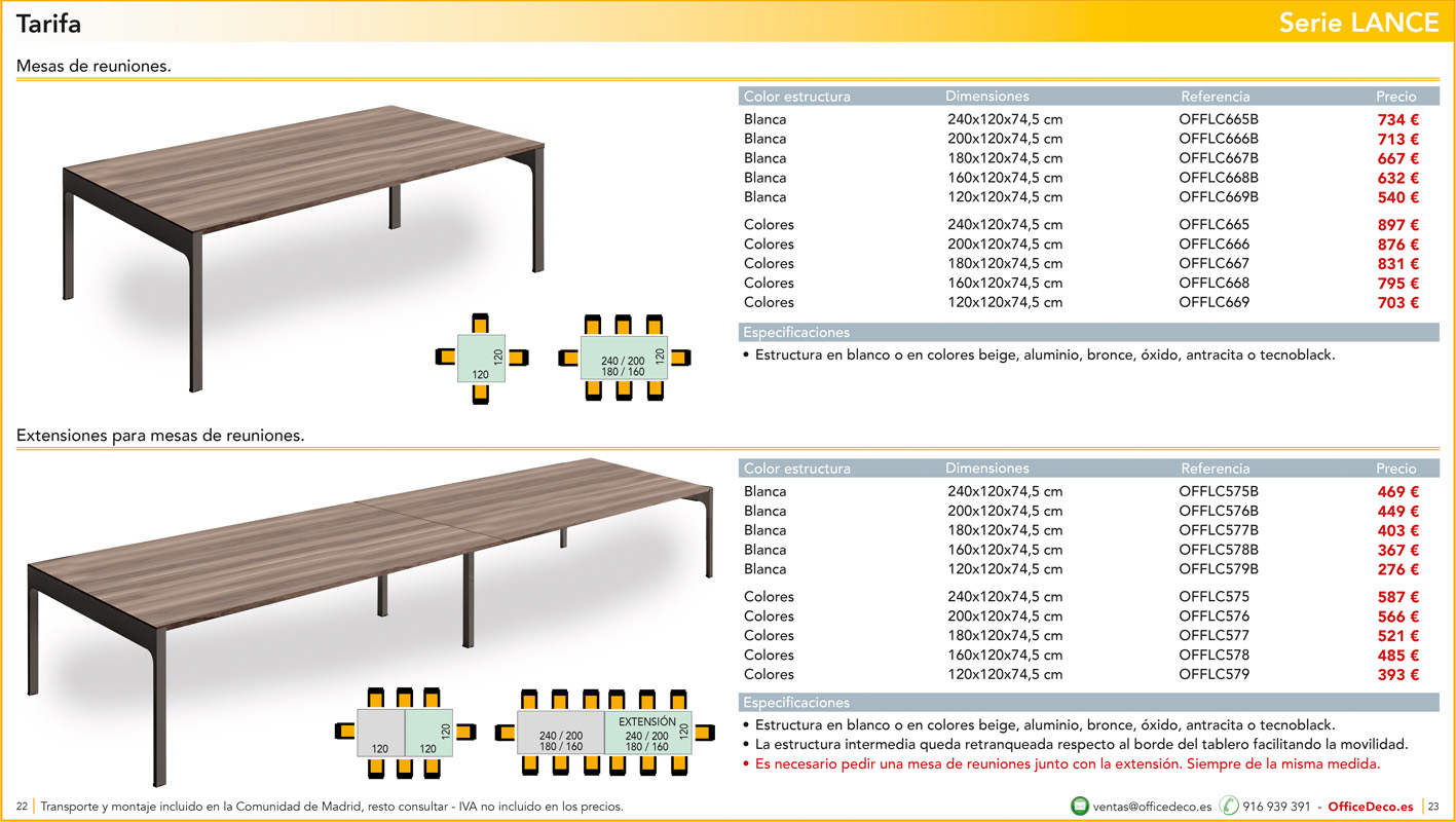 direccionlance11 | OfficeDeco muebles de dirección serie Lance