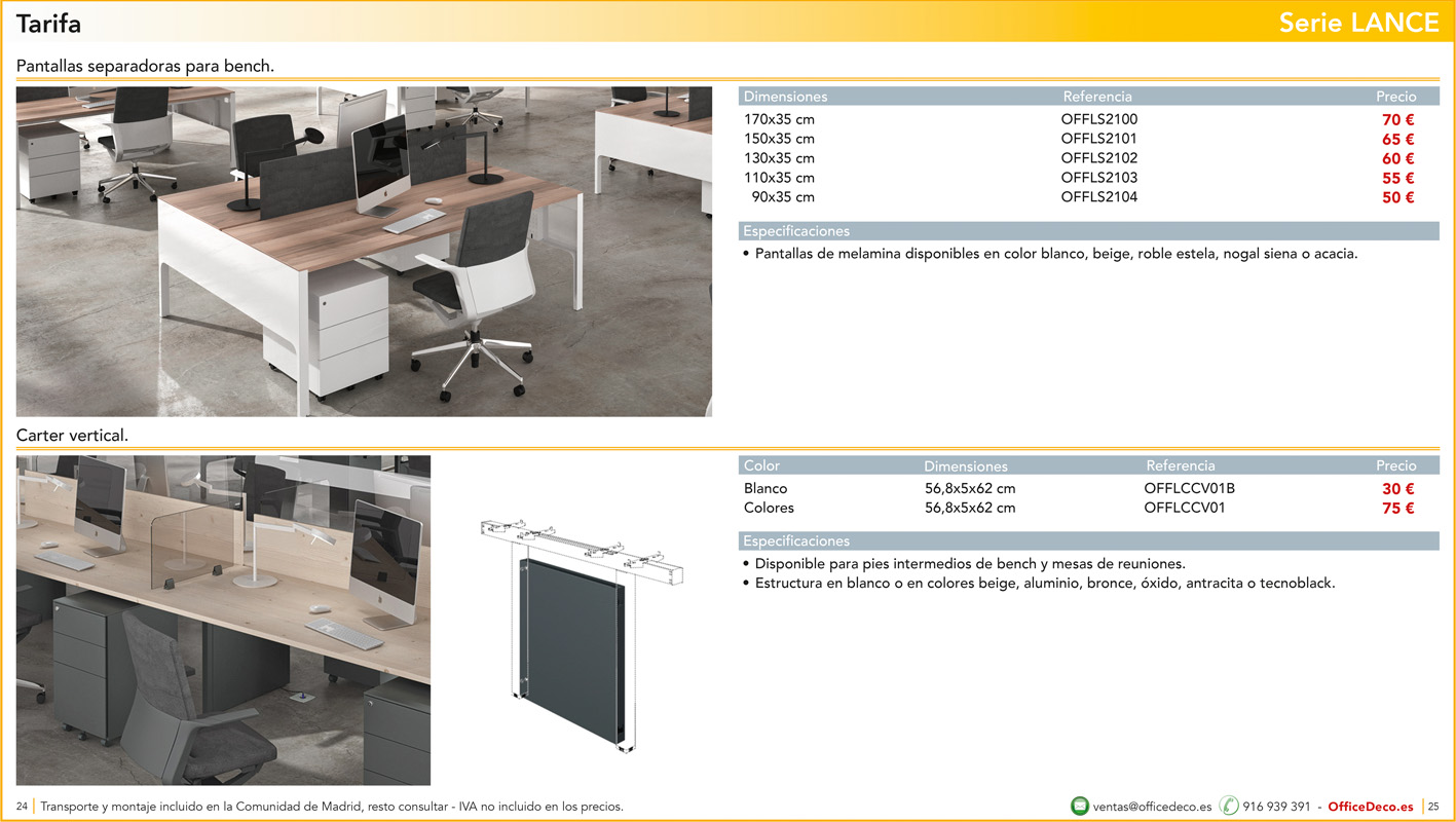 direccionlance12 | OfficeDeco muebles de dirección serie Lance