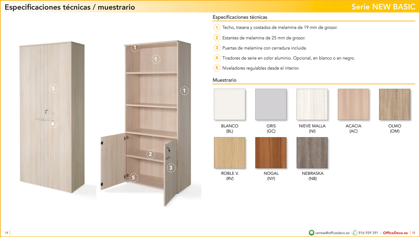 mostradoresNEWBASIC7 | OfficeDeco Mostradores y recepciones serie New Basic