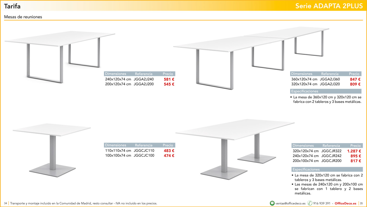 operativosadapta2plus17 | OfficeDeco mesas de oficina adapta plus 2