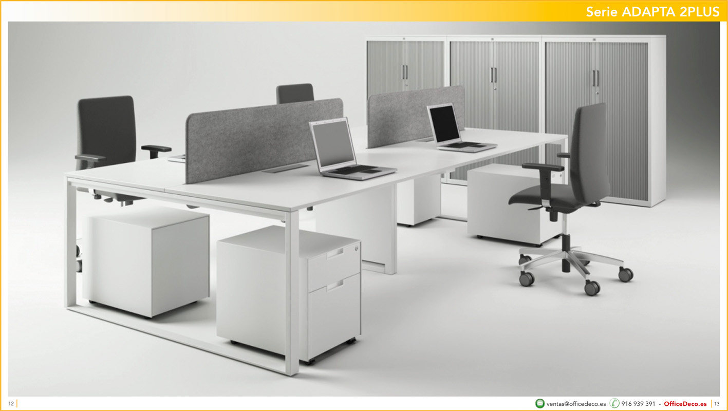 operativosadapta2plus6 | OfficeDeco mesas de oficina adapta plus 2