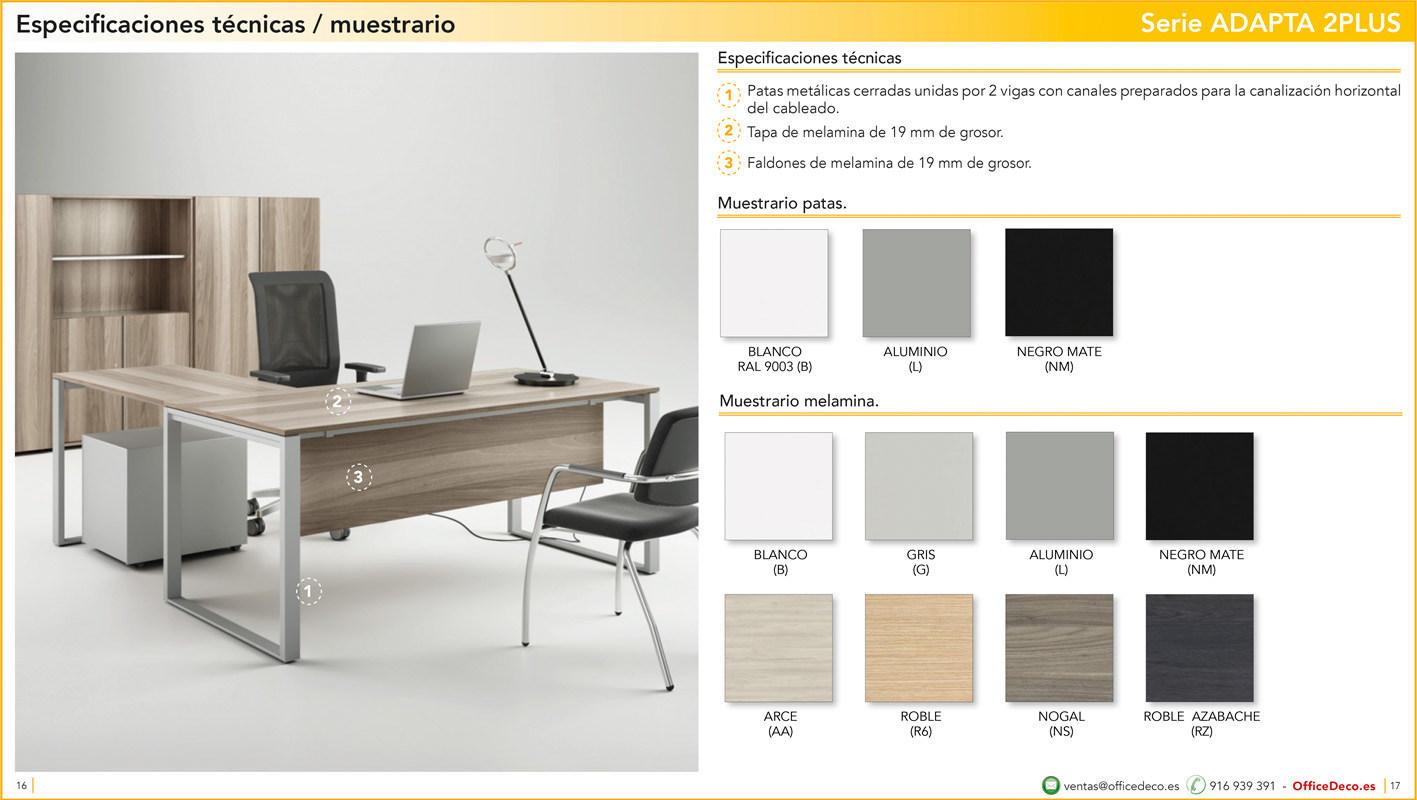 operativosadapta2plus8 | OfficeDeco mesas de oficina adapta plus 2