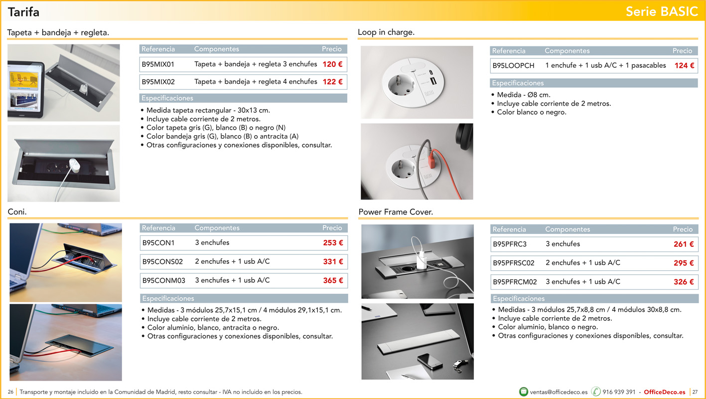 operativosbasic13 | OfficeDeco Muebles de oficina operativos serie basic
