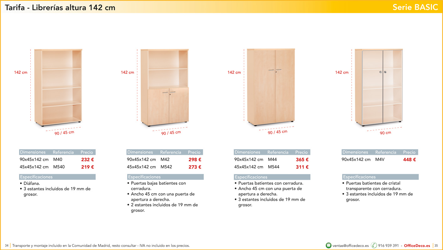operativosbasic17 | OfficeDeco Muebles de oficina operativos serie basic