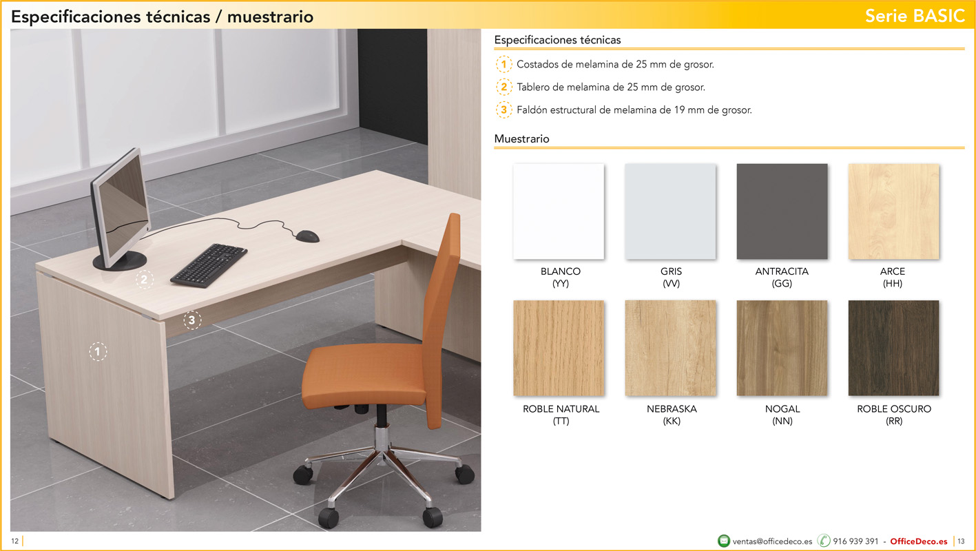 operativosbasic6 | OfficeDeco Muebles de oficina operativos serie basic