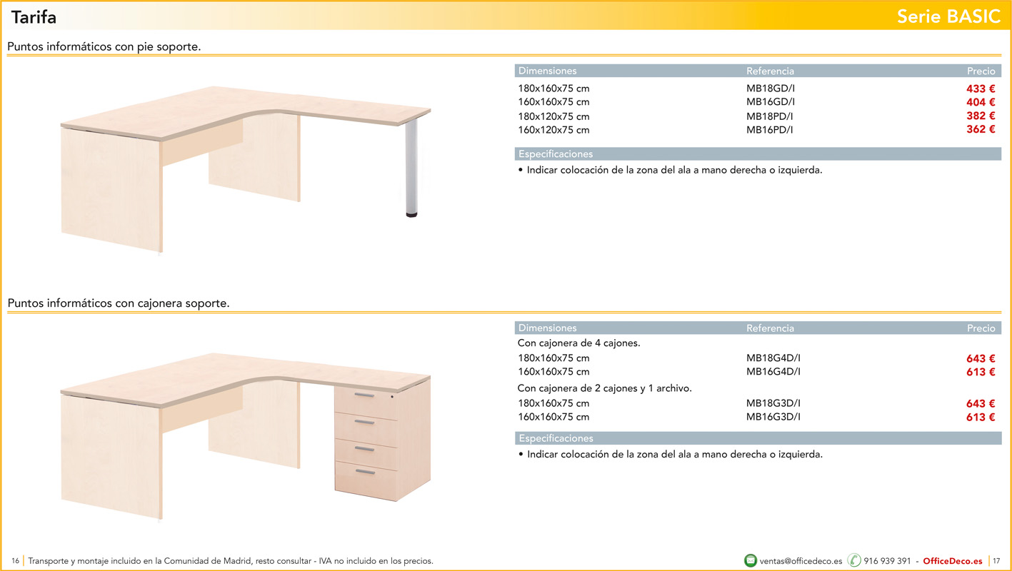 operativosbasic8 | OfficeDeco Muebles de oficina operativos serie basic