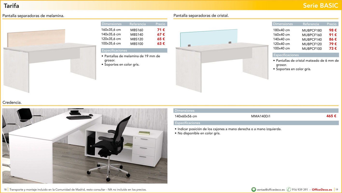 operativosbasic9 | OfficeDeco Muebles de oficina operativos serie basic