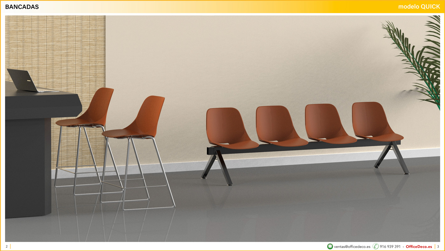 bancadas1 | OfficeDeco Bancadas salas de espera