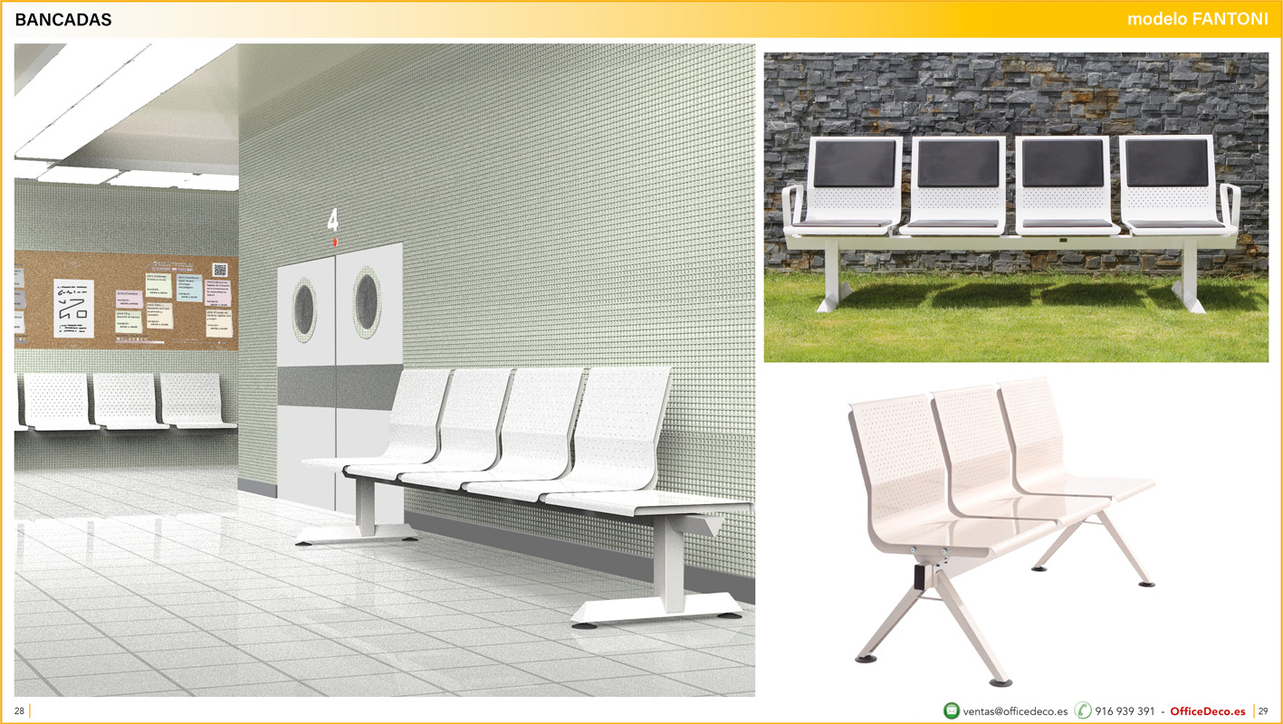bancadas14 | OfficeDeco Bancadas salas de espera