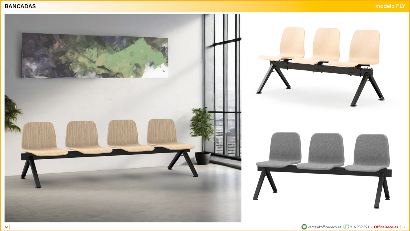 bancadas6 | OfficeDeco Bancadas salas de espera