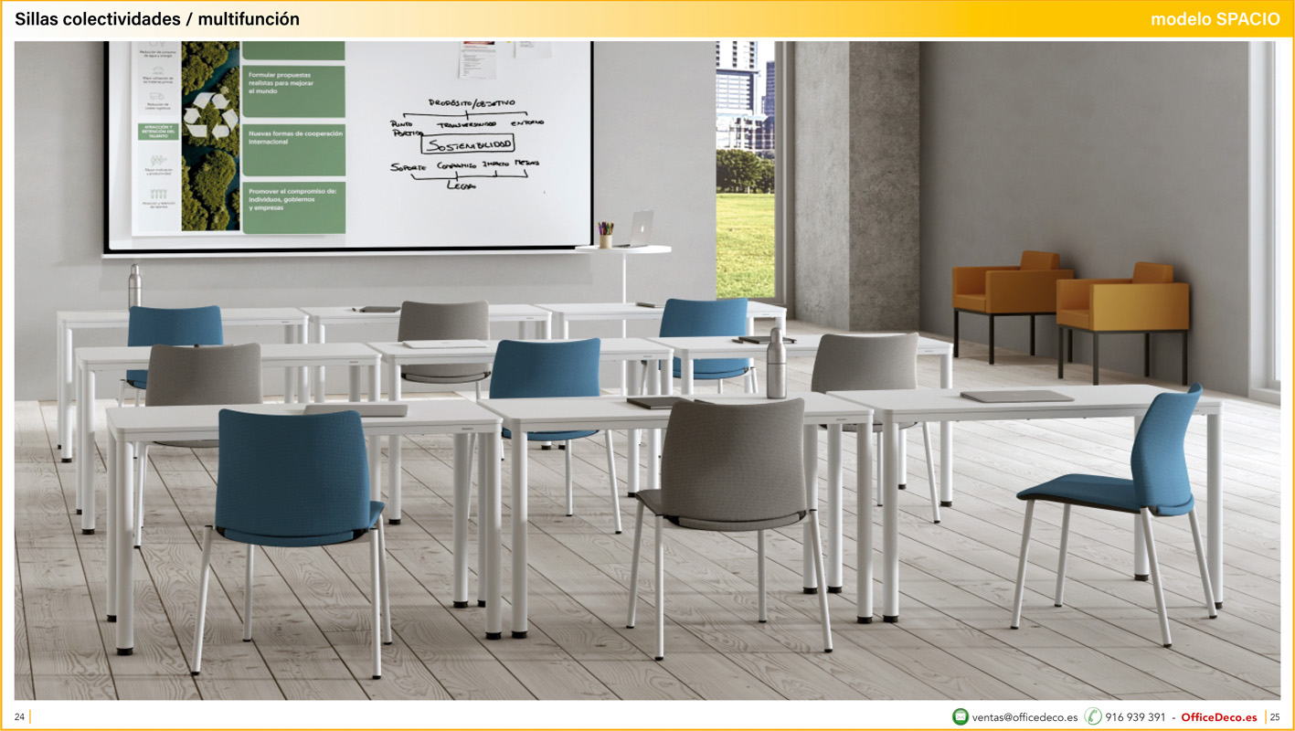 colectividades12 | OfficeDeco Sillas multifunción y colectividades