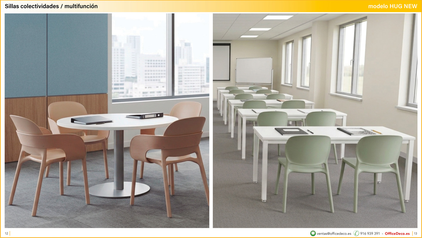 colectividades6 | OfficeDeco Sillas multifunción y colectividades