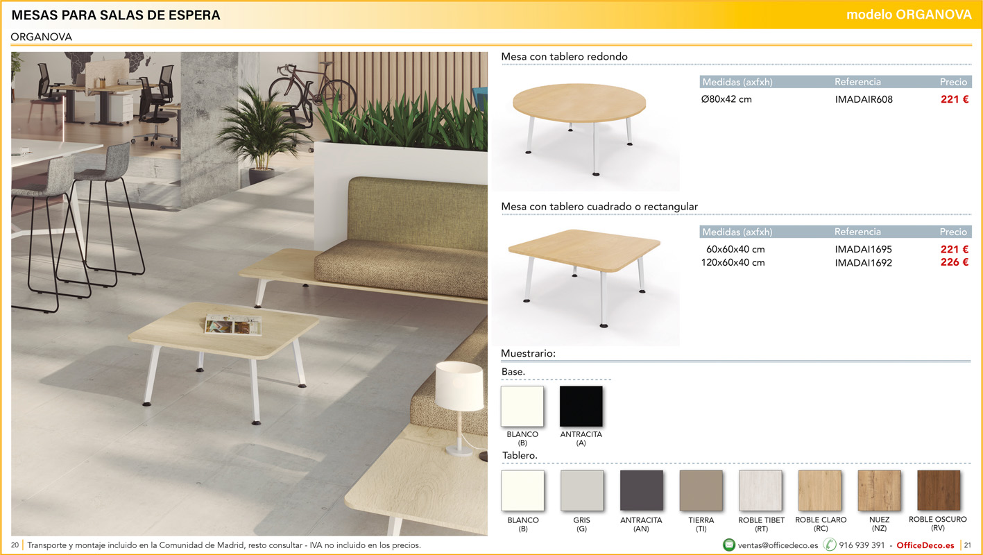 mesassalasdeespera10 | OfficeDeco Mesas salas de espera