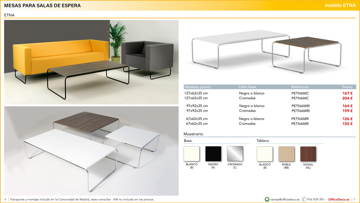 mesassalasdeespera3 | OfficeDeco Mesas salas de espera