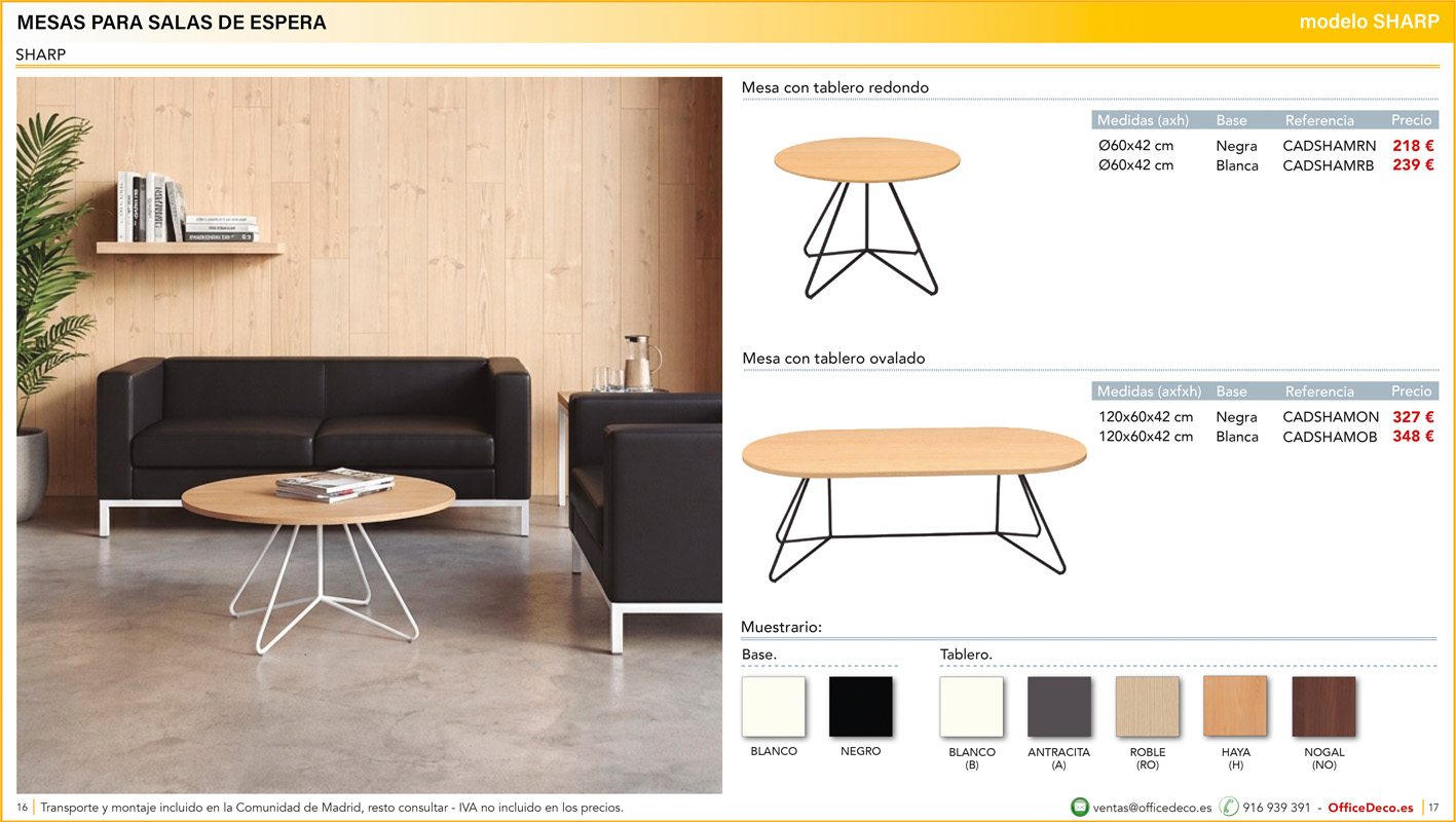 mesassalasdeespera8 | OfficeDeco Mesas salas de espera