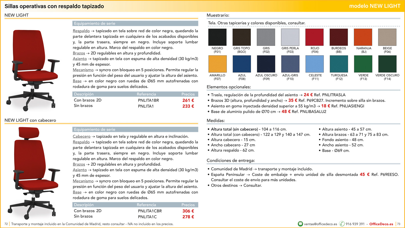 operativas36 | OfficeDeco sillas de oficina operativas