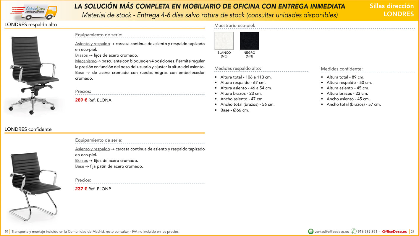 servicio express sillas 10 | OfficeDeco Sillas de oficina entrega inmediata