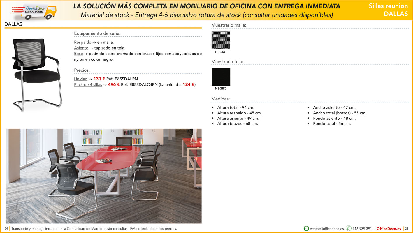servicio express sillas 12 | OfficeDeco Sillas de oficina entrega inmediata