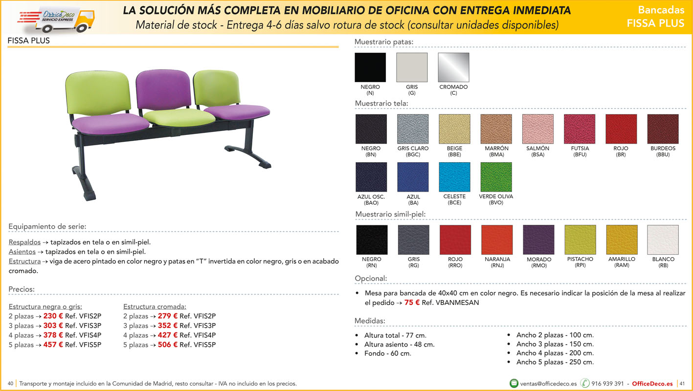 servicio express sillas 20 | OfficeDeco Sillas de oficina entrega inmediata
