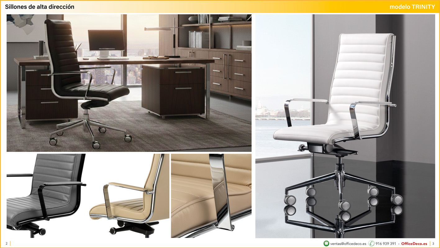 silleriaaltadireccion1 | OfficeDeco Sillones de oficina de alta dirección