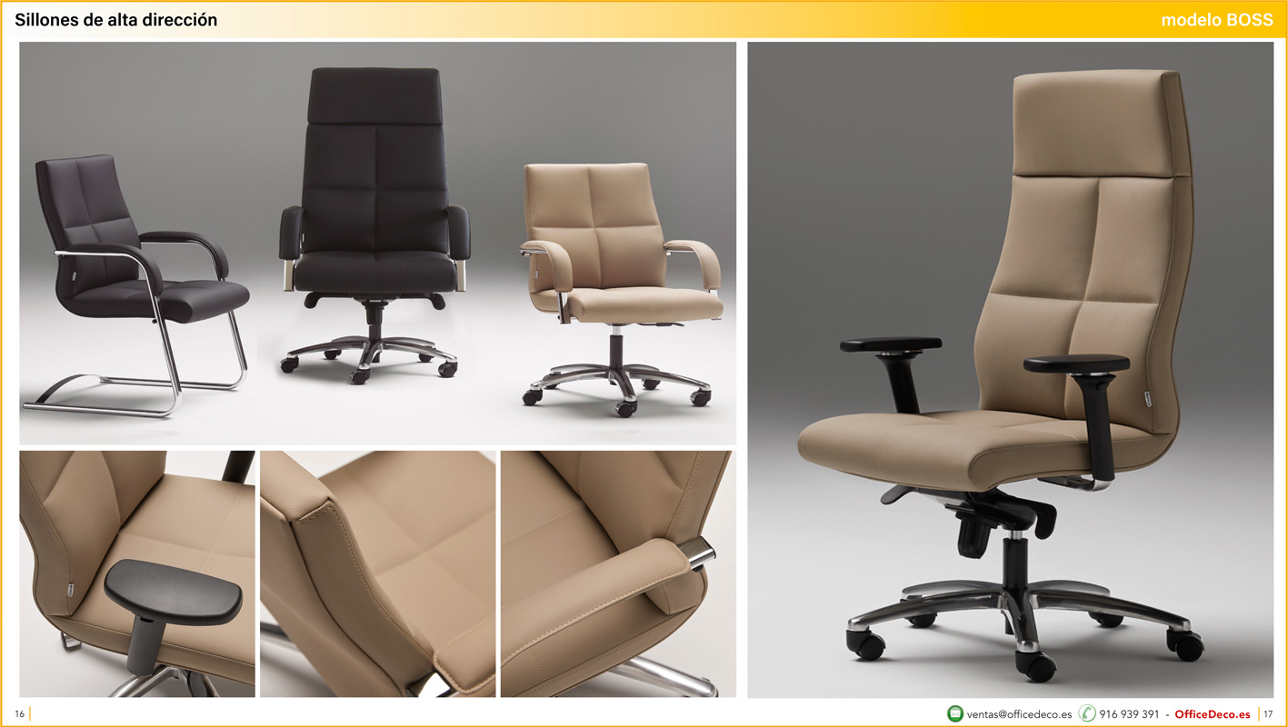 silleriaaltadireccion8 | OfficeDeco Sillones de oficina de alta dirección