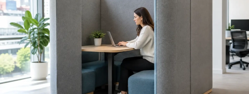 Mamparas acústicas para oficinas que rinden | OfficeDeco Mamparas acústicas para oficinas que rinden