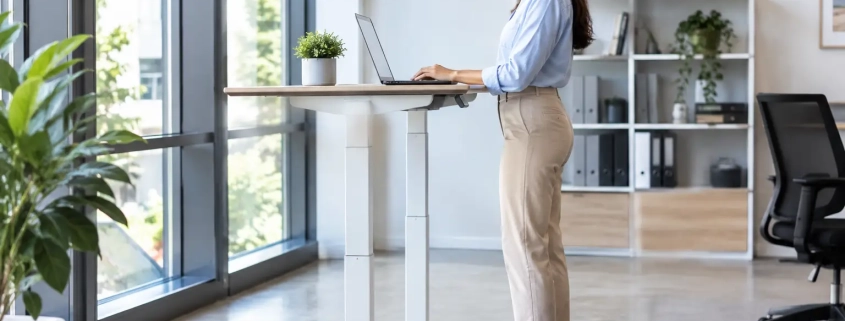 Mesas regulables en altura para oficina ergonómica | OfficeDeco Mesas regulables en altura para oficina ergonómica
