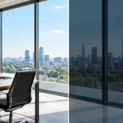 Vidrio electrocrómico para oficinas eficientes | OfficeDeco Vidrio electrocrómico para oficinas eficientes